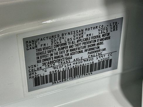 Used 2024 Nissan Sentra SV w/ All-Weather Package FWD image 12