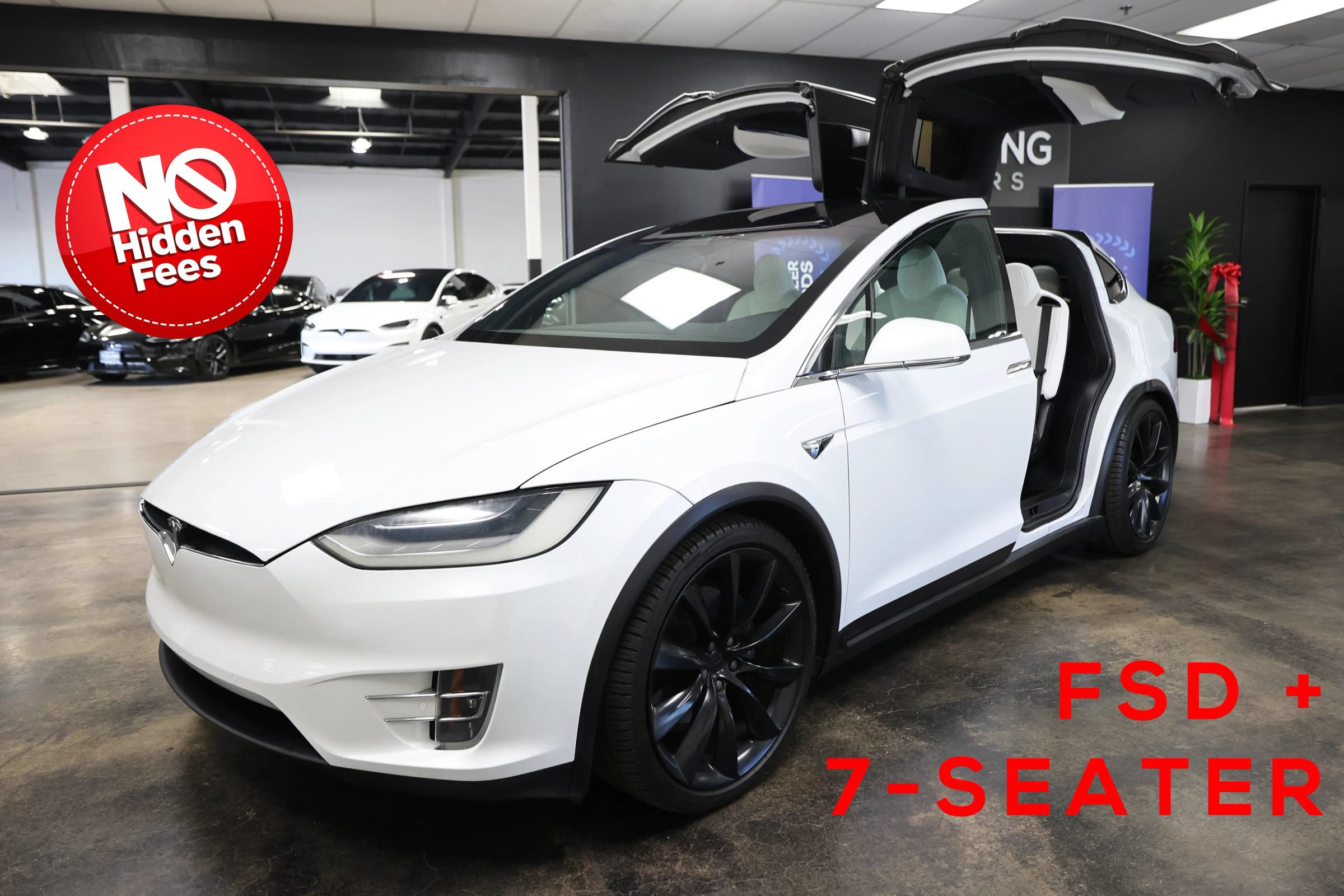 Used 2021 Tesla Model X Long Range AWD/4WD image 1