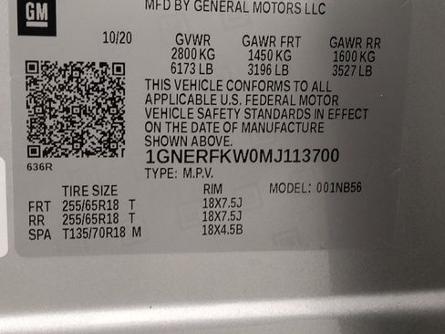 Used 2021 Chevrolet Traverse LS FWD image 33
