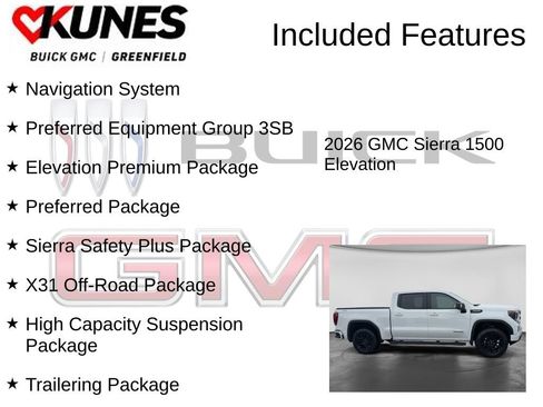 New 2026 GMC Sierra 1500 Elevation w/ Elevation Premium Package AWD/4WD image 3
