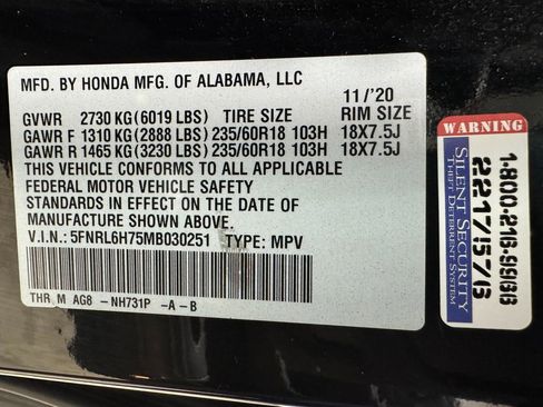 Used 2021 Honda Odyssey EX-L image 33