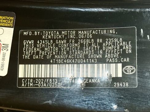 Used 2007 Toyota Camry LE FWD image 27