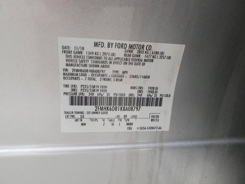 Used 2019 Ford Flex Limited AWD/4WD image 33
