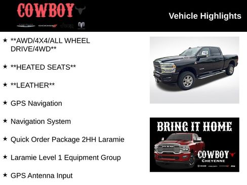 Used 2024 RAM 2500 Laramie AWD/4WD image 2