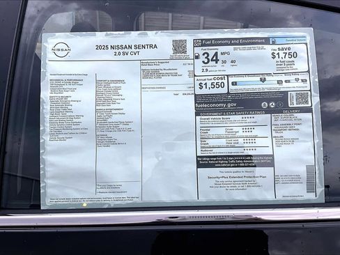 New 2025 Nissan Sentra SV image 19