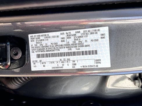 Used 2025 Ford F150 Lariat w/ Equipment Group 501A Mid AWD/4WD image 33