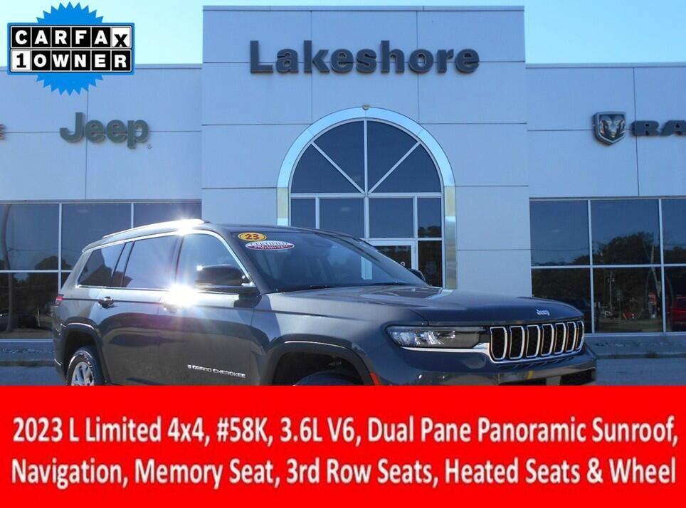 Certified 2023 Jeep Grand Cherokee L Limited AWD/4WD image 1