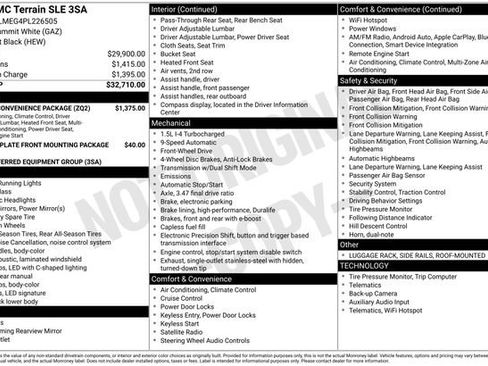 Used 2023 GMC Terrain SLE w/ Driver Convenience Package image 16