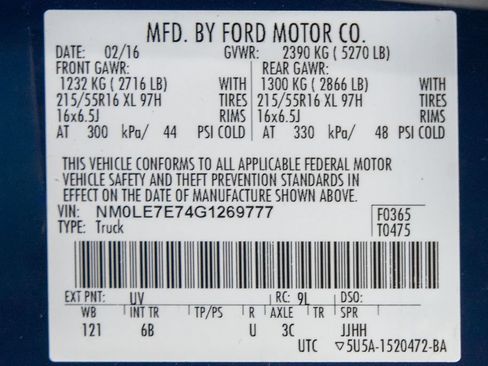 Used 2016 Ford Transit Connect XL FWD image 21