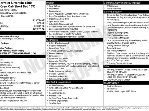 Used 2023 Chevrolet Silverado 1500 Custom image 14