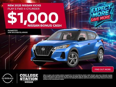 New 2025 Nissan Kicks Play S image 4