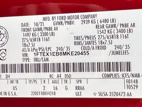 Used 2021 Ford F150 XLT w/ Equipment Group 301A Mid image 61