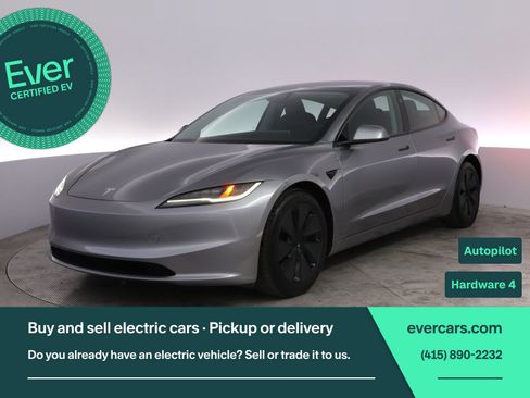 Used 2025 Tesla Model 3 Long Range AWD/4WD image 1