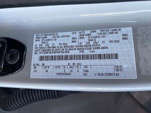 Certified 2023 Ford F150 XLT w/ Equipment Group 302A High AWD/4WD image 59