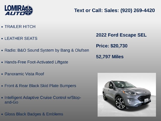 Used 2022 Ford Escape SEL w/ Technology Package AWD/4WD image 39