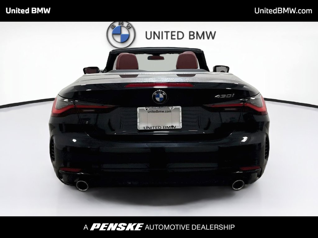 Certified 2025 BMW 430i Convertible RWD image 6