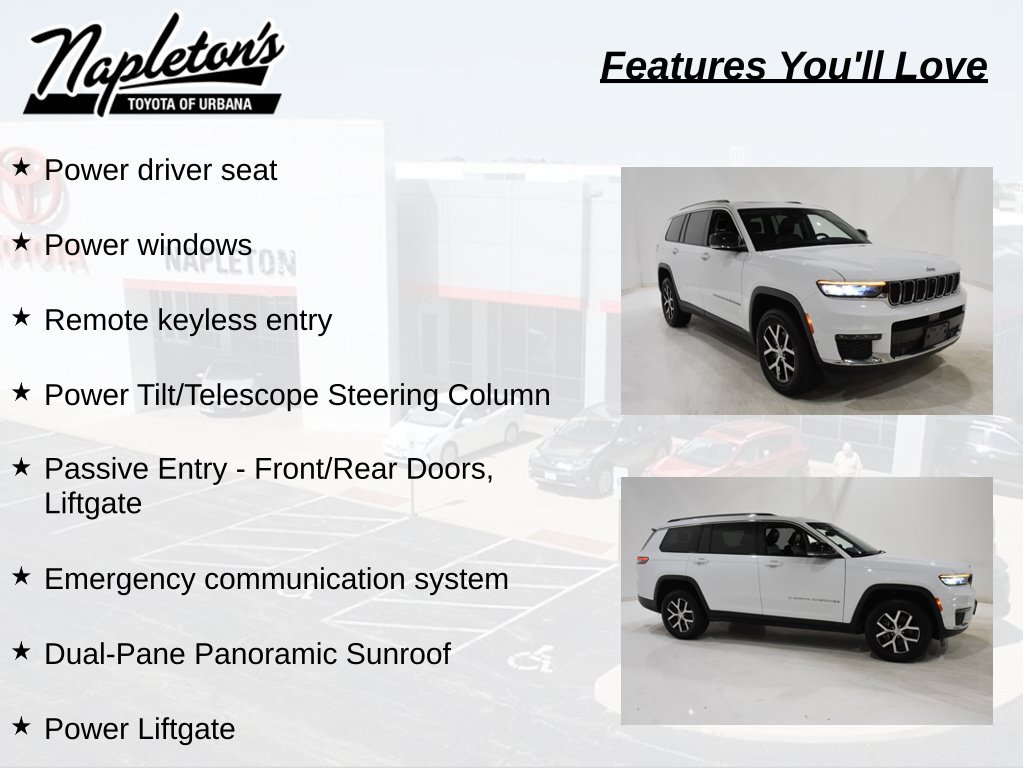 Used 2023 Jeep Grand Cherokee L Limited w/ Luxury Tech Group II AWD/4WD image 14