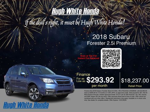 Used 2018 Subaru Forester 2.5i Premium image 3