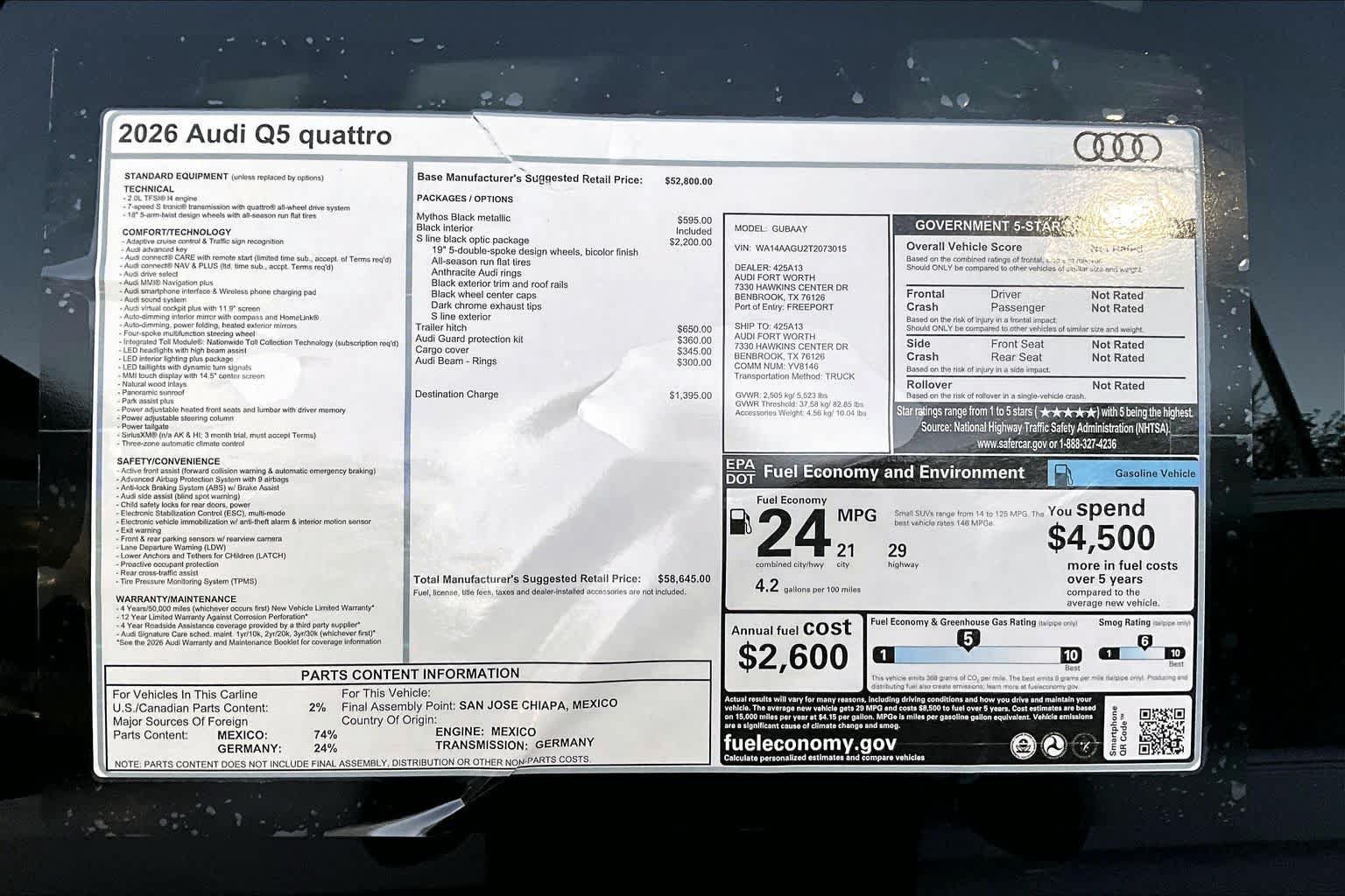 New 2026 Audi Q5 2.0T AWD/4WD image 19