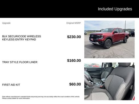 New 2026 Ford Ranger XLT w/ Equipment Group 301A High AWD/4WD image 10