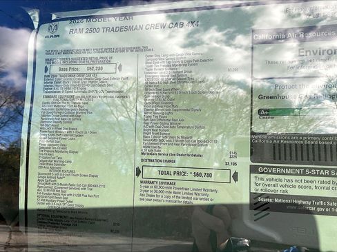 New 2026 RAM 2500 Tradesman image 14