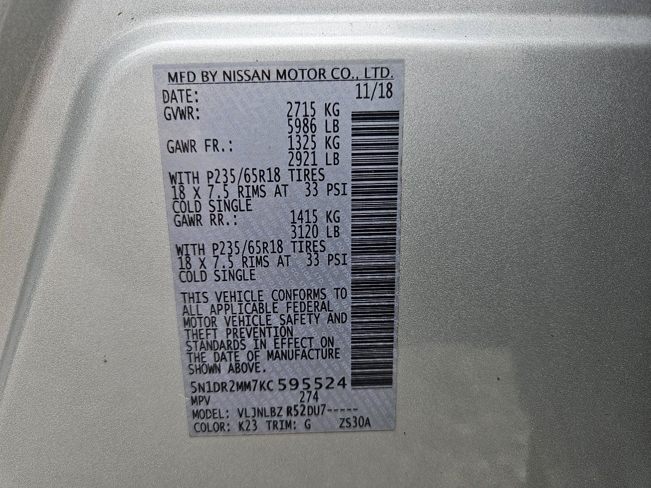 Used 2019 Nissan Pathfinder S AWD/4WD image 51
