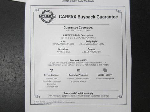 Used 2014 Porsche Cayenne Platinum Edition image 42