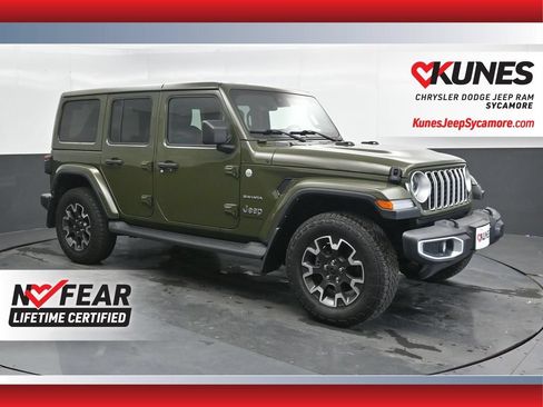 Used 2024 Jeep Wrangler Unlimited Sahara w/ Dual Top Group AWD/4WD image 1