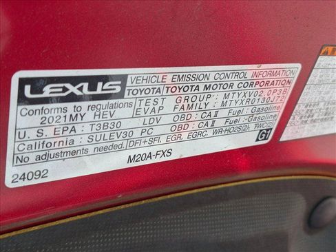 Used 2021 Lexus UX 250h F Sport w/ Accessory Package (Z1) AWD/4WD image 23
