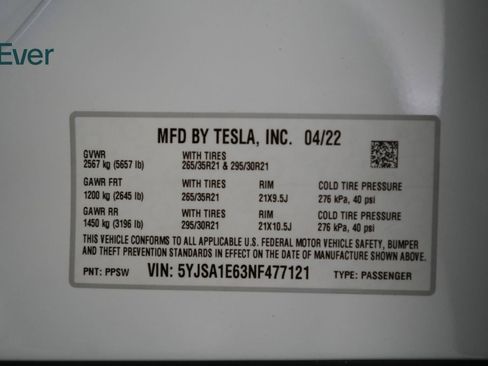 Used 2022 Tesla Model S Plaid AWD/4WD image 26