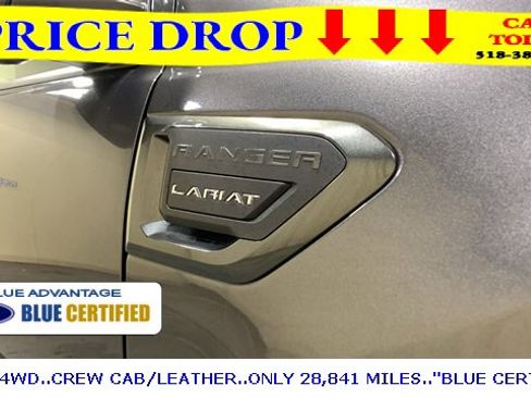 Certified 2019 Ford Ranger Lariat w/ Equipment Group 501A Mid image 11