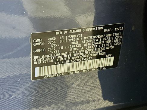 Used 2023 Subaru Outback Premium image 12