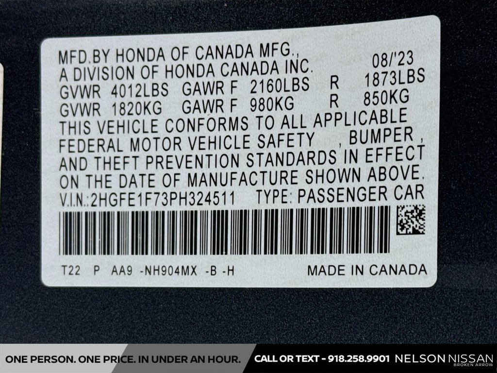 Used 2023 Honda Civic EX image 30