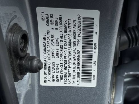 Used 2019 Honda Civic LX image 25