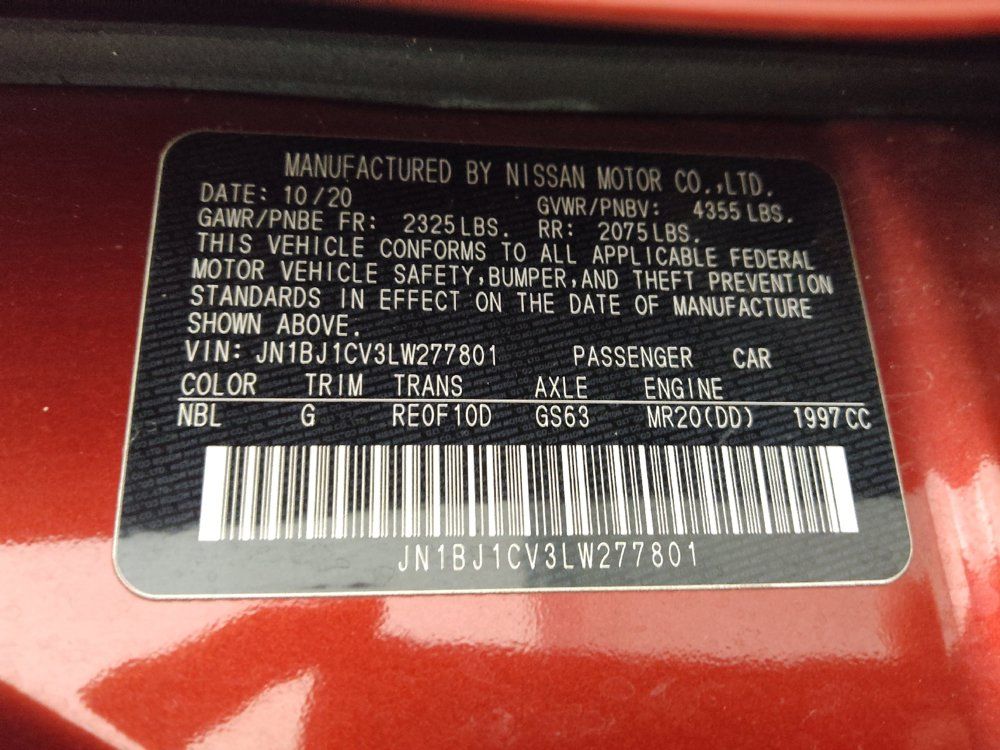 Used 2020 Nissan Rogue Sport S FWD image 33