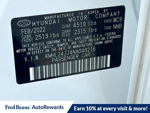 Used 2022 Hyundai Sonata Blue w/ Cargo Package FWD image 30
