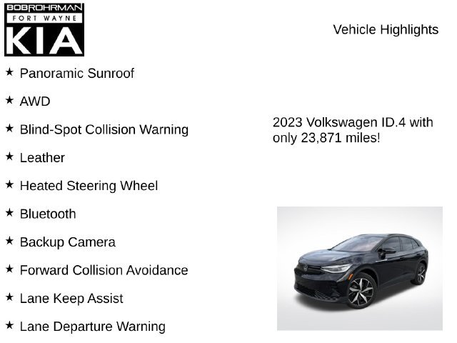 Used 2023 Volkswagen ID.4 Pro S AWD/4WD image 7