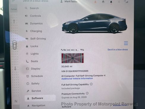 Used 2026 Tesla Model S Plaid AWD/4WD image 12