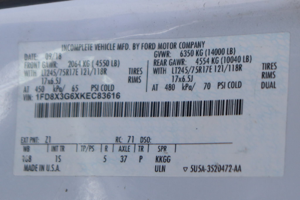 Used 2019 Ford F350 XL w/ XL Value Package RWD image 32