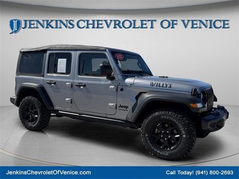 Used 2021 Jeep Wrangler Unlimited Sport image 1
