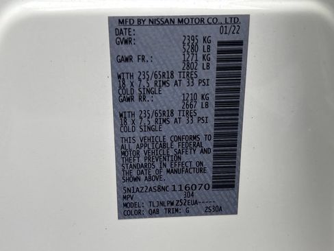 Used 2022 Nissan Murano S AWD/4WD image 24
