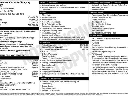 Used 2023 Chevrolet Corvette Stingray Premium Cpe w/ 3LT RWD image 5