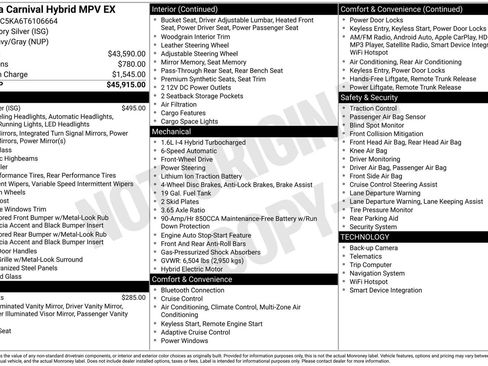 New 2026 Kia Carnival EX image 3