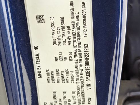 Used 2022 Tesla Model 3 Long Range image 19