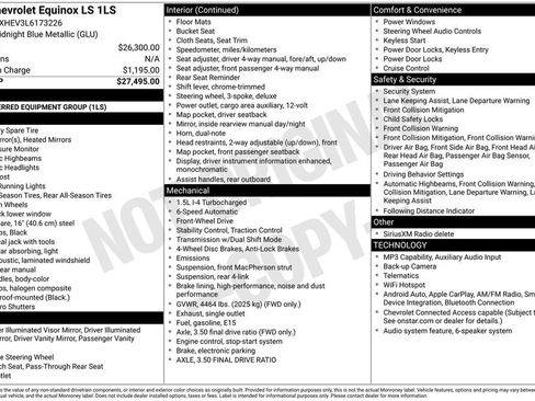 Used 2020 Chevrolet Equinox LS FWD image 6