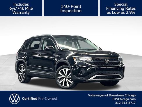 Used 2023 Volkswagen Taos SE w/ Panoramic Sunroof Package AWD/4WD image 1