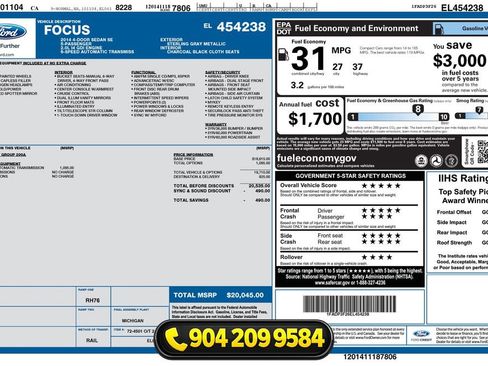 Used 2014 Ford Focus SE FWD image 24