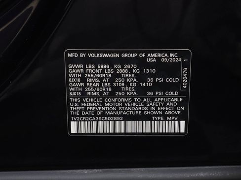 Used 2025 Volkswagen Atlas Peak Edition SE image 24