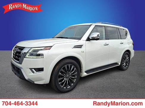 Used 2022 Nissan Armada Platinum w/ Captain's Chairs Package AWD/4WD image 1