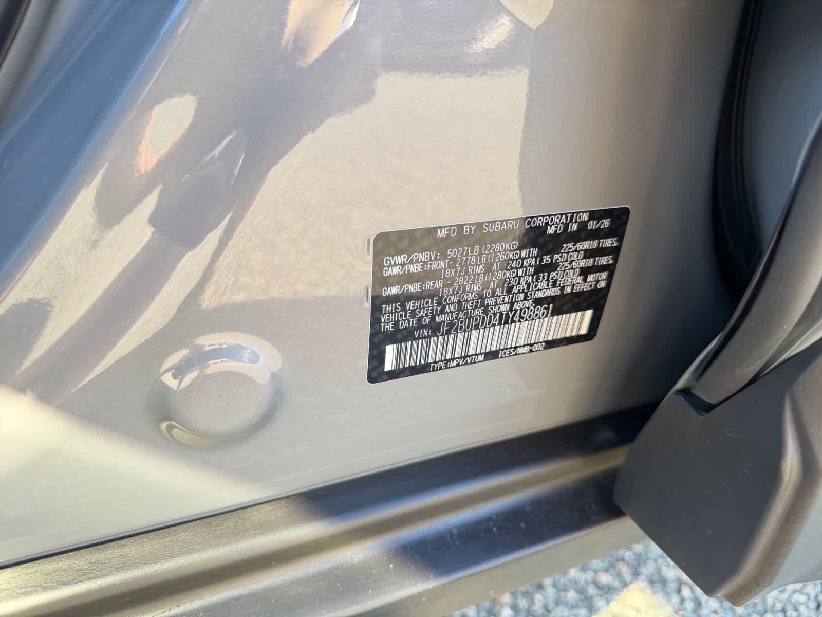 Certified 2026 Subaru Outback Limited AWD/4WD image 16